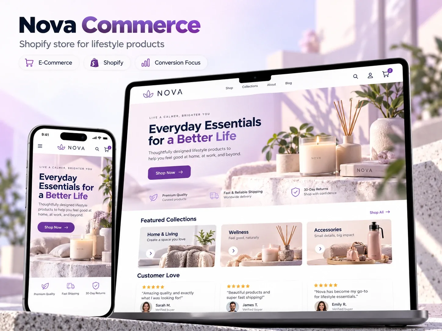 Nova Commerce — Shopify-магазин lifestyle-товарів